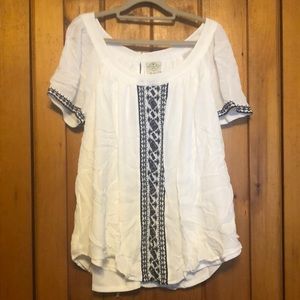 St Johns Bay peasant style short sleeved top